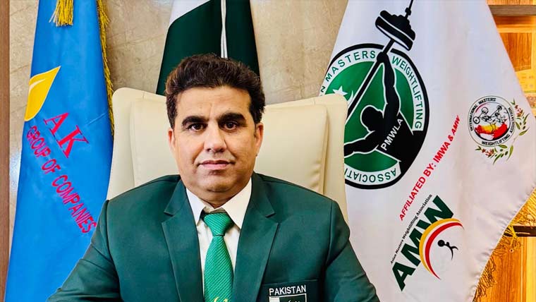 پاکستان کے ارشد خان ترک ساؤتھ ایشین ماسٹرز ویٹ لفٹنگ کے صدر منتخب