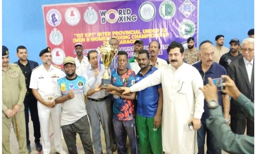 سندھ گرین نے پہلی کے پی ٹی بین الصوبائی باکسنگ چیمپیئن شپ جیت لی