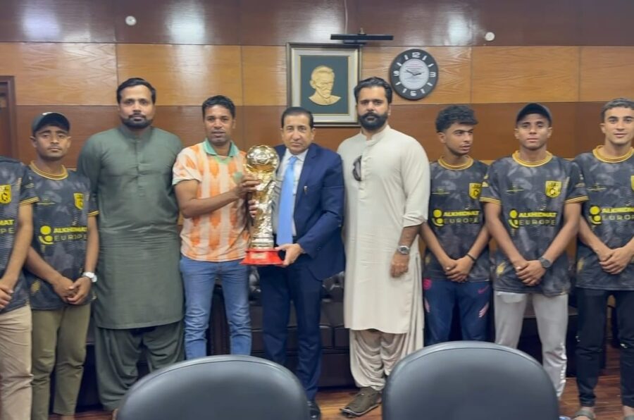 حکومتِ سندھ کی جانب سے ناروے کپ 2025 جیتنے والی لیاری کی فٹبال ٹیم کو خراجِ تحسین اور ایوارڈز