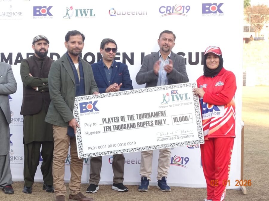 بینک آف خیبر اسلام آباد ویمن لیگ انڈر۔ 19 کا شاندار اختتام،تھنڈر نے چمپئن شپ اپنے نام کر لی