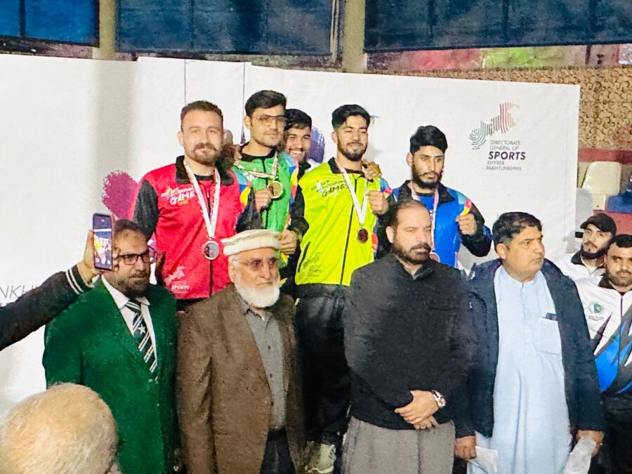 خیبرپختونخوا انڈر21 گیمز، باکسنگ چمپئن شپ میں پشاور ڈویژن گولڈ میڈل جیتنے میں کامیاب