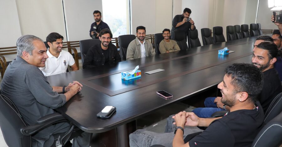 چئیرمین پاکستان کرکٹ بورڈ محسن نقوی سے قومی ہاکی ٹیم کے کھلاڑیوں کی ملاقات