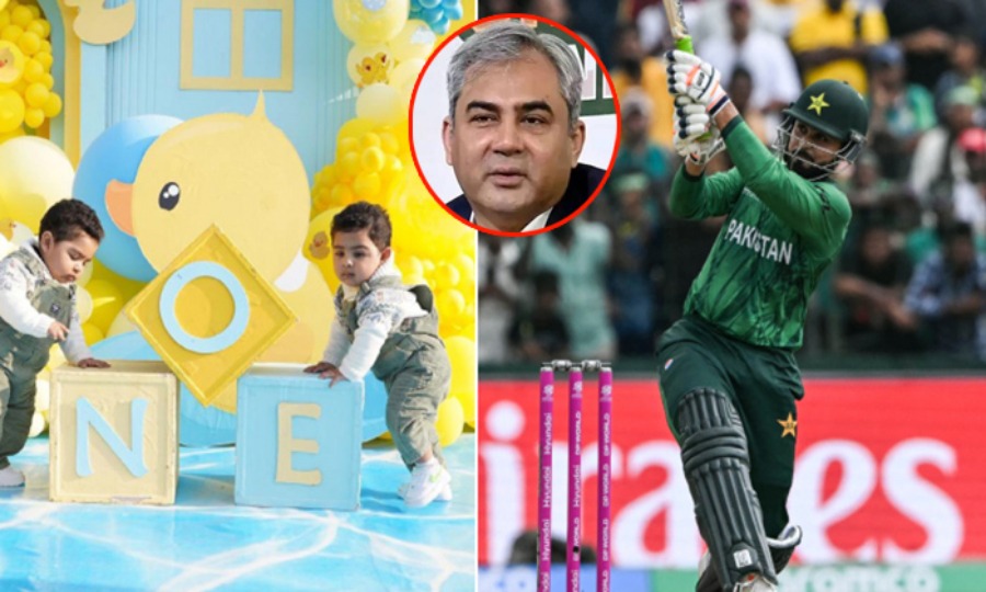 نیدرلینڈز کیخلاف پاکستان کی فتح فہیم اشرف کے جڑواں بیٹوں کے نام