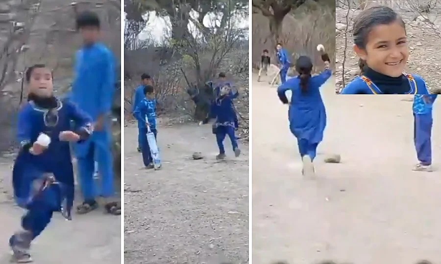 وزیرستان کی ننھی فاسٹ بولر "آئینہ وزیر" نے انٹرنیٹ ہلا دیا