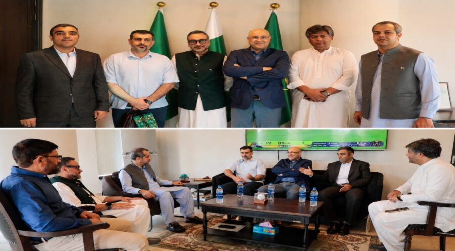 ایرانی کرکٹ وفد کا پی سی بی ہیڈکوارٹرز کا دورہ