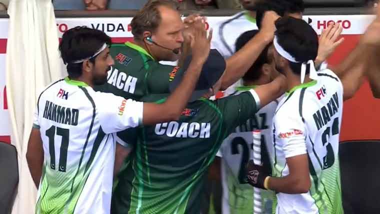 ہاکی ورلڈ کپ : پاکستان اور ویلز کا سنسنی خیز مقابلہ 3-3 گول سے برابر